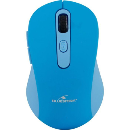 Souris - 2.4GHz+Bluetooth - BLUESTORK - Rechargeable 4800 DPI - Bleu