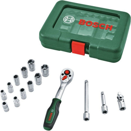 Set de cliquets 1/4 - BOSCH - 15pcs