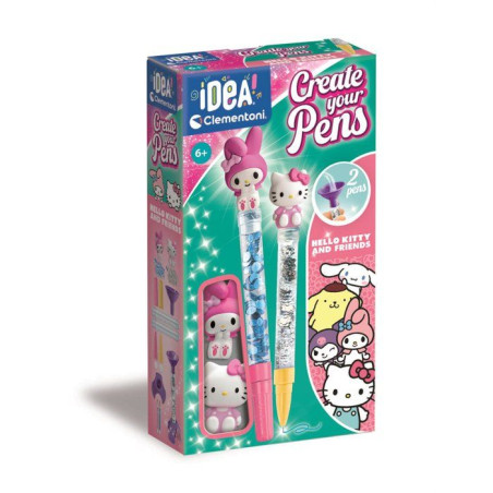 Crée stylos - Hello Kitty & Melody - Clementoni - Hello Kitty et ses Amis