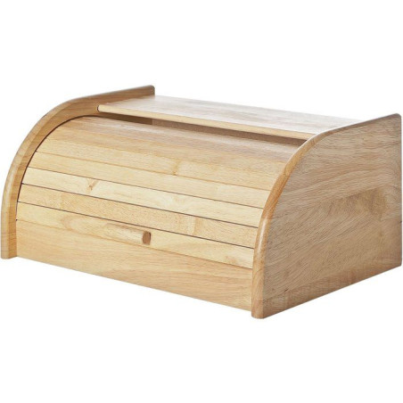 Boîte a pain - COSY & TRENDY - Avec couvercle - 40 x 27 x 18 cm - Bois