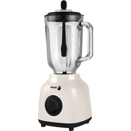 Blender 2-en-1 - FAGOR - FGC2160 - 400 W - Bol en verre gradué 1,5 L - Creme