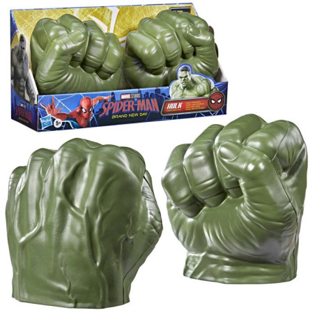 Poings fracassants de Hulk, jouets de déguisement de super-héros en mousse, Marvel Spider-Man: Brand New Day, des 5&nbsp;ans