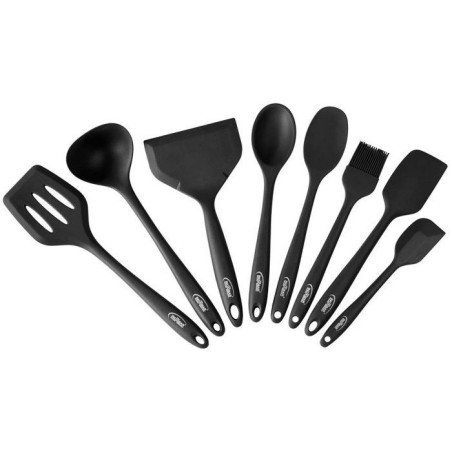 Set ustensiles cuisine - INOXIBAR - Lot 8 silicone - sans BPA - résistant chaleur - lave-vaisselle