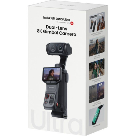 Caméra sport - INSTA360 - Luna Ultra - Standard - Bundle - Cosmic Black