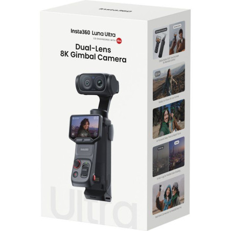 Caméra sport - INSTA360 - Luna Ultra - Creator - Bundle - Cosmic Black