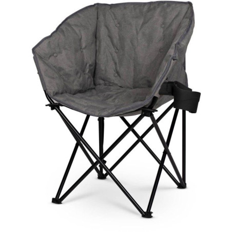 Fauteuil - KAMPA - TUBB Chair Grey - Pliable rembourré - Gris - 120 kg