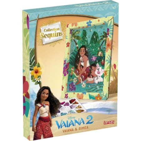 Kit loisir créatif - LANSAY - Collection sequins - VAIANA & SIMEA - Des 7 ans