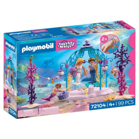 PLAYMOBIL 72104 Mariage des sirenes, Princesses Fantasy & Magic, 99 pieces, Des 4 ans