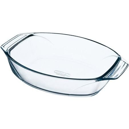 Plat a four ovale - PYREX - Let's Share - 39 x 27 cm - Verre