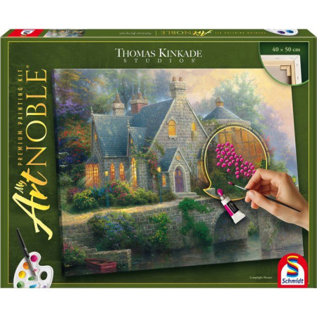 My Art Noble - Kit de peinture Premium - SCHMIDT SPIELE - Manoir Eclairé - Des 12 ans