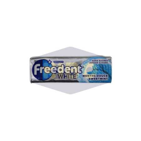 Chewing-gum menthe douce sans sucre 10 dragées