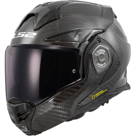Casque moto modulable LS2 ADVANT X Carbon Gloss Taille M - Noir