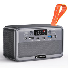 Station Électrique Portable, 89,6 Wh Générateur Électrique Portable avec Prise CA 100W 220V Ports DC/USB/LED, Batterie LiFeP04 A