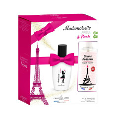 Christine Arbel Paris Mademoiselle Arbel à Paris Coffret Eau de toilette 100ml & Brume parfumée corps et cheveux Fabriqué en Fra