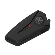 Ecouteur pour Casque Moto X1 Bluetooth V5.3 - 60h d'autonomie - Noir