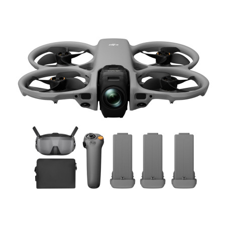 DJI Avata 360 Bundle Motion Fly More, drone 360° avec imagerie 360° 8K 1 pouce, drone caméra 360° avec protection d’hélices. Inc