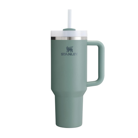 Mug Isotherme avec Paille STANLEY - 1.2L - Froid Pendant 11 Heures - Glacé Pendant 48 Heures - Shale