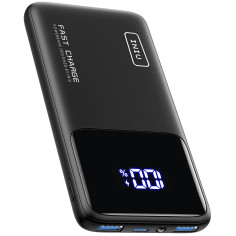 INIU Batterie Externe, 22.5W 10000mAh Power Bank, Batterie Portable USB C Input & Output PD3.0 QC4.0 Charge Rapide Powerbank