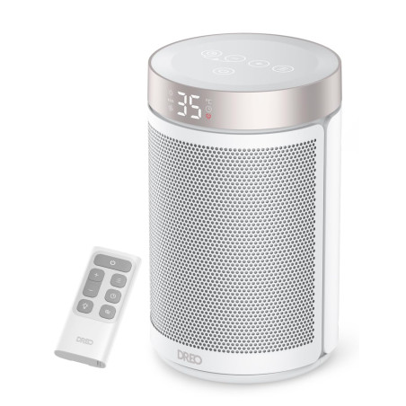 Dreo Chauffage Électrique 1500W, Radiateur Céramique Portable Silencieux et Économe en Énergie, Thermostat, 3 Modes, Minuterie 1