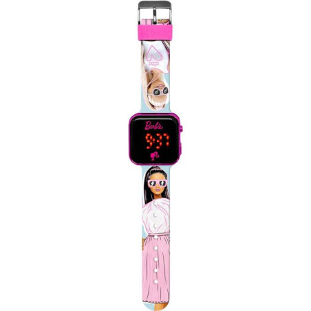 Montre LED Barbie avec fonctions heure et date