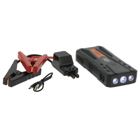 Booster Lithium - XLPT - 1000 - 6000 mAh - 22,2 Wh - 500A nominal / 1000A crete - 2 sorties USB 5V - Pinces et câble inclus