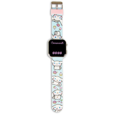 Montre LED Cinnemaroll avec fonctions heure et date