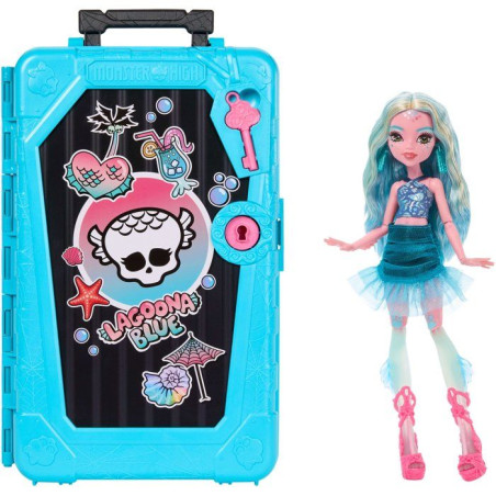 Coffret poupée - MONSTER HIGH MATTEL - Lagoona Blue JDR51 - 19 surprises - Accessoires