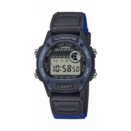 Montre - CASIO - W-220HF - Mixte - Bleu - Quartz - Digital