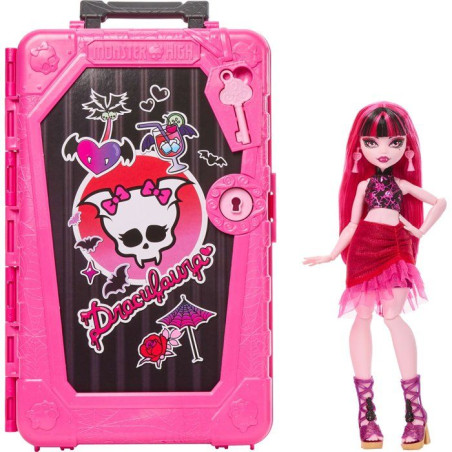 Coffret poupée - MONSTER HIGH MATTEL - Draculaura JDR50 - 19 surprises - Accessoires