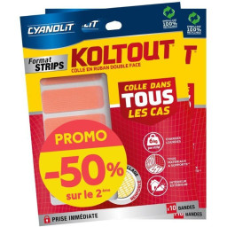Lot de 2 rubans adhésifs...