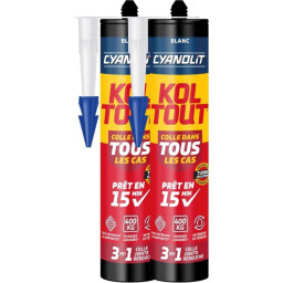Lot de 2 mastic-colle...