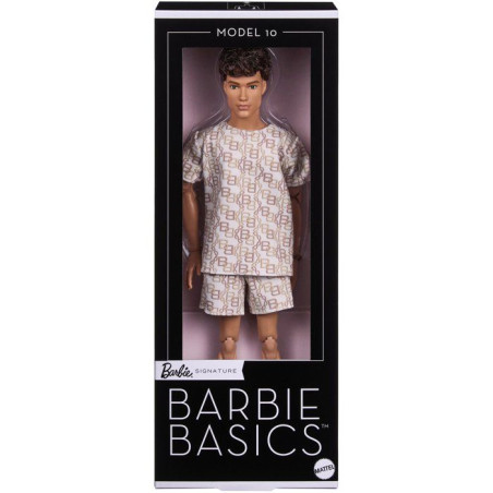 Poupée - BARBIE - Ken Basics JJX29 - Tenue short - Socle inclus - Style casual