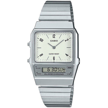 Montre - CASIO - AQ - Mixte - Blanc - Quartz - Digital