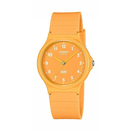 Montre - CASIO - MQ-24B - Mixte - Jaune - Quartz - Analogique