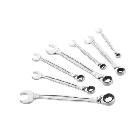 Jeu de 7 clés mixtes a cliquet FACOM - 467B.J7PB - 8, 10, 12, 13, 14, 17, 19 mm