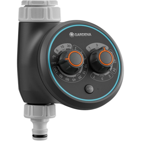 Programmateur d'arrosage - GARDENA - EasyPlus - Pour robinets 20/27 et 26/34 - Fonction brumisation - Retardateur de démarrage