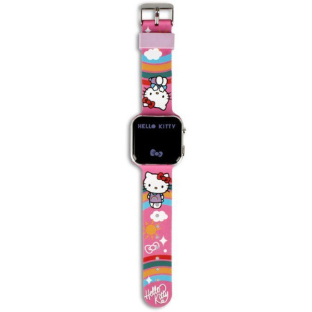 Montre LED Hello Kitty et ses amis avec fonctions heure et date