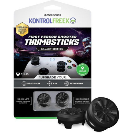 Pack de 2 Thumbsticks FPS Galaxy - STEELSERIES - KontrolFreek - Pour manettes Xbox - Noir