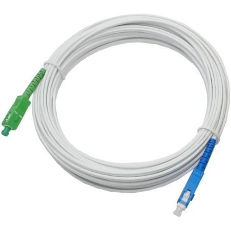 Câble fibre optique - LINEAIRE - FB125H - SC-APC / SC-UPC - 10m - Pour Freebox