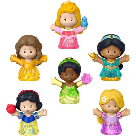 Coffret figurines - DISNEY PRINCESSES MATTEL - Princesses - 6 figurines - Collection