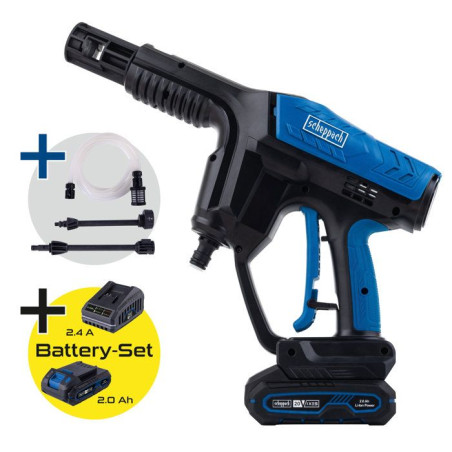 Nettoyeur haute pression électrique SCHEPPACH - C-HPG35-X - 35 bar - 180L/h - Batterie 20V IXES 2Ah + chargeur