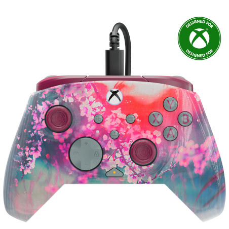 Turtle Beach Rematch Advanced Kyoto Bloom Manette de jeu filaire - Licence Xbox Series XS, Xbox One et PC avec Lenticulaire, mul