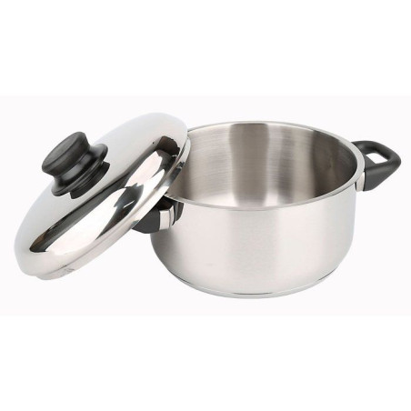 Faitout - BAUMALU - Primo 24 - Inox - Avec couvercle - Grande capacité