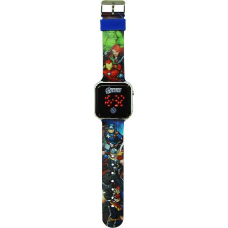 Montre LED Avengers avec fonctions heure et date