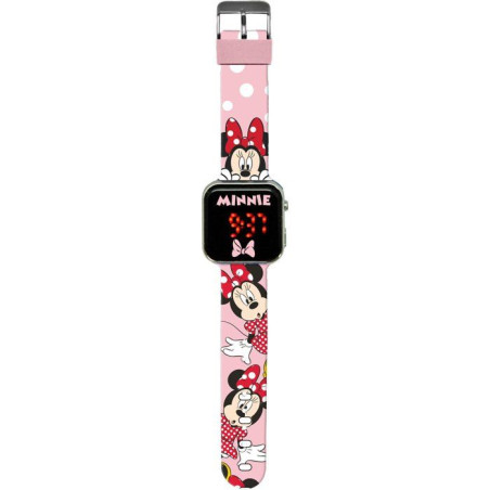 Montre LED Minnie avec fonctions heure et date