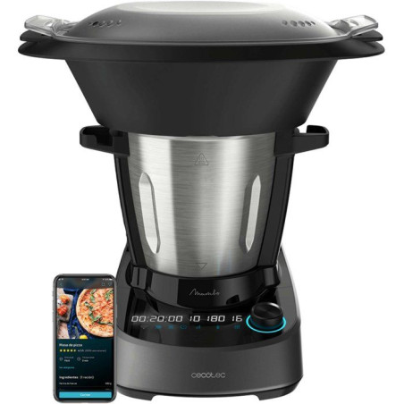 Robot de cuisine - CECOTEC - Mambo 11090 - 1600 W - 3,3 L - 37 fonctions - Gris
