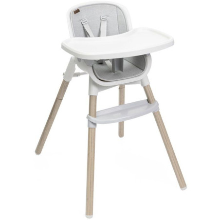 Chaise haute bébé - CHICCO - Zest Plus - Légere - Compacte - Wooden grey