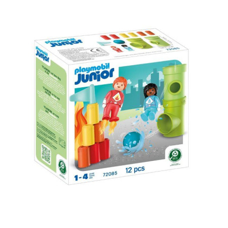 PLAYMOBIL Junior 72085 Super-héros en action, 12 pieces, Des 1 an