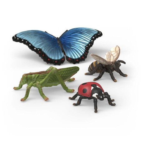 Set de figurines - SCHLEICH - 42741 - Set Insectes - Wild Life - 4 pieces - Des 3 ans