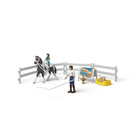 Coffret de jeu - SCHLEICH - 42799 - Kit de Voltige de Kim - Horse Club - 19 pieces - Des 4 ans